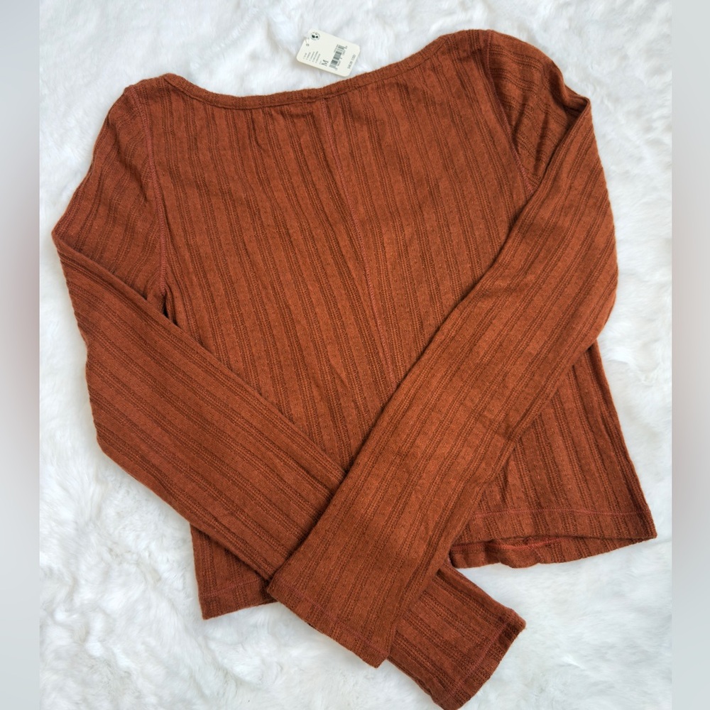 NWT Intimately Free People Cabin Ready ¾ sleeve cardigan - Picture 2 of 8